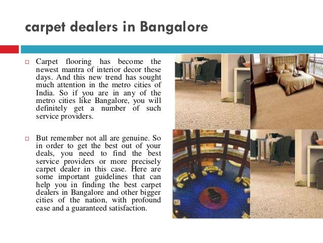 How To Find The Best Carpet Dealers In Bangalore
