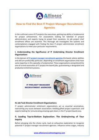 How to Find the Best IT Project Manager Recruitment Agencies.pdf