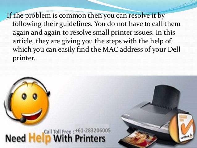 get mac address of a printer get mac address of a printer
