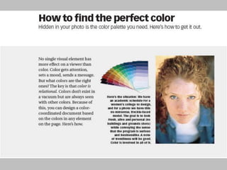 How to find the perfect color
