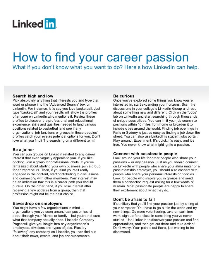 how to find your career