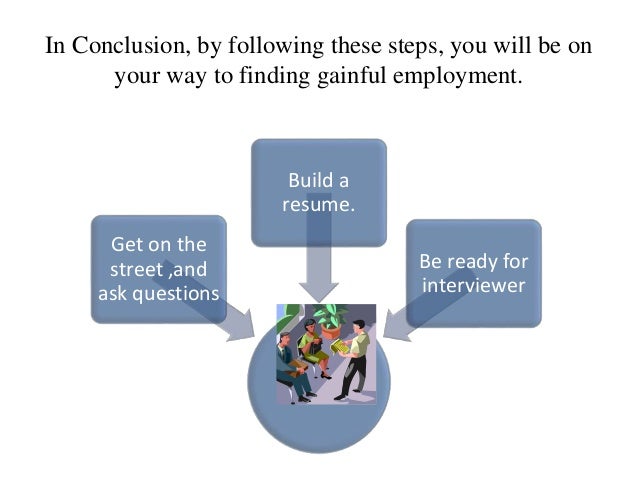 how to find a first job