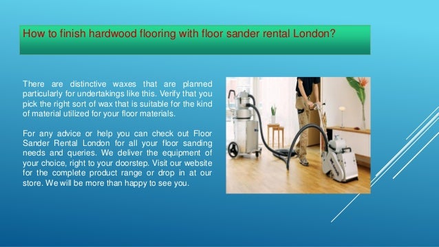 How To Finish Hardwood Flooring With Floor Sander