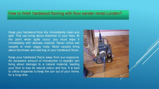 How To Finish Hardwood Flooring With Floor Sander