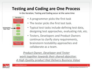 How To Fit Testing Into The Iteration | PDF