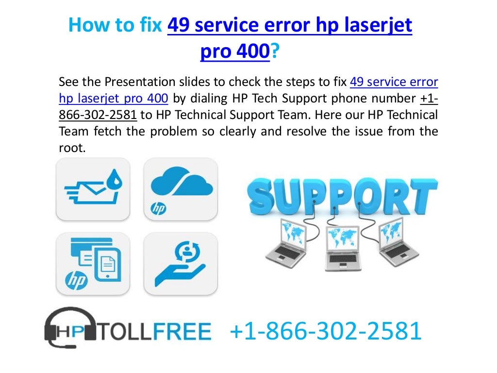 How to fix 49 service error hp laserjet pro 400 call us +1 8663022…