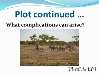 Plot continued …
What complications can arise?
 
