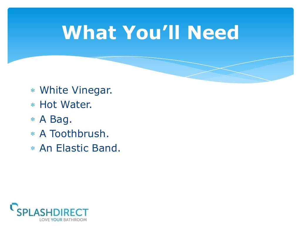 How to Fix a Clogged Shower Head