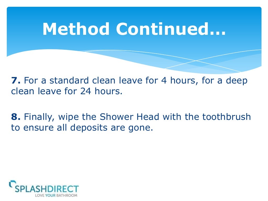 How to Fix a Clogged Shower Head