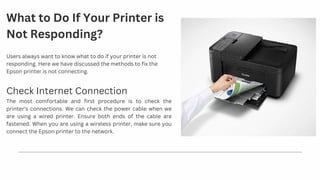 How to Fix an Epson Printer is Not Responding.pptx