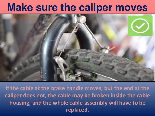 how to fix stuck brakes on a bike