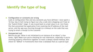 How to fix bug or defects in software | PPTX