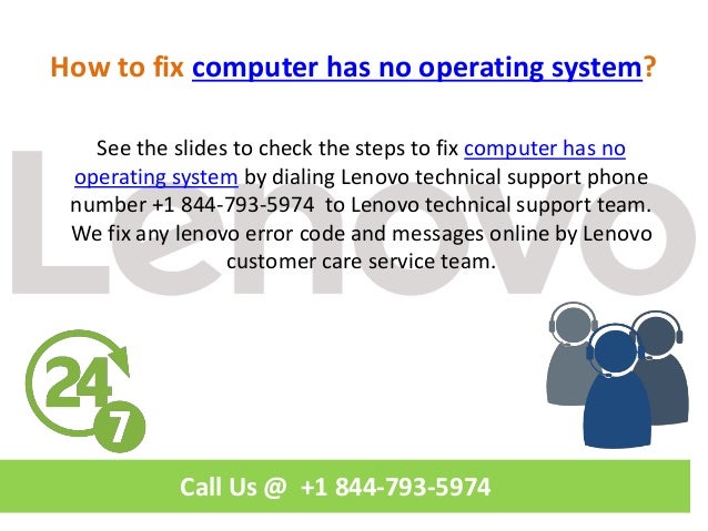 How to fix computer has no operating system call us @ +1 844 793-5974