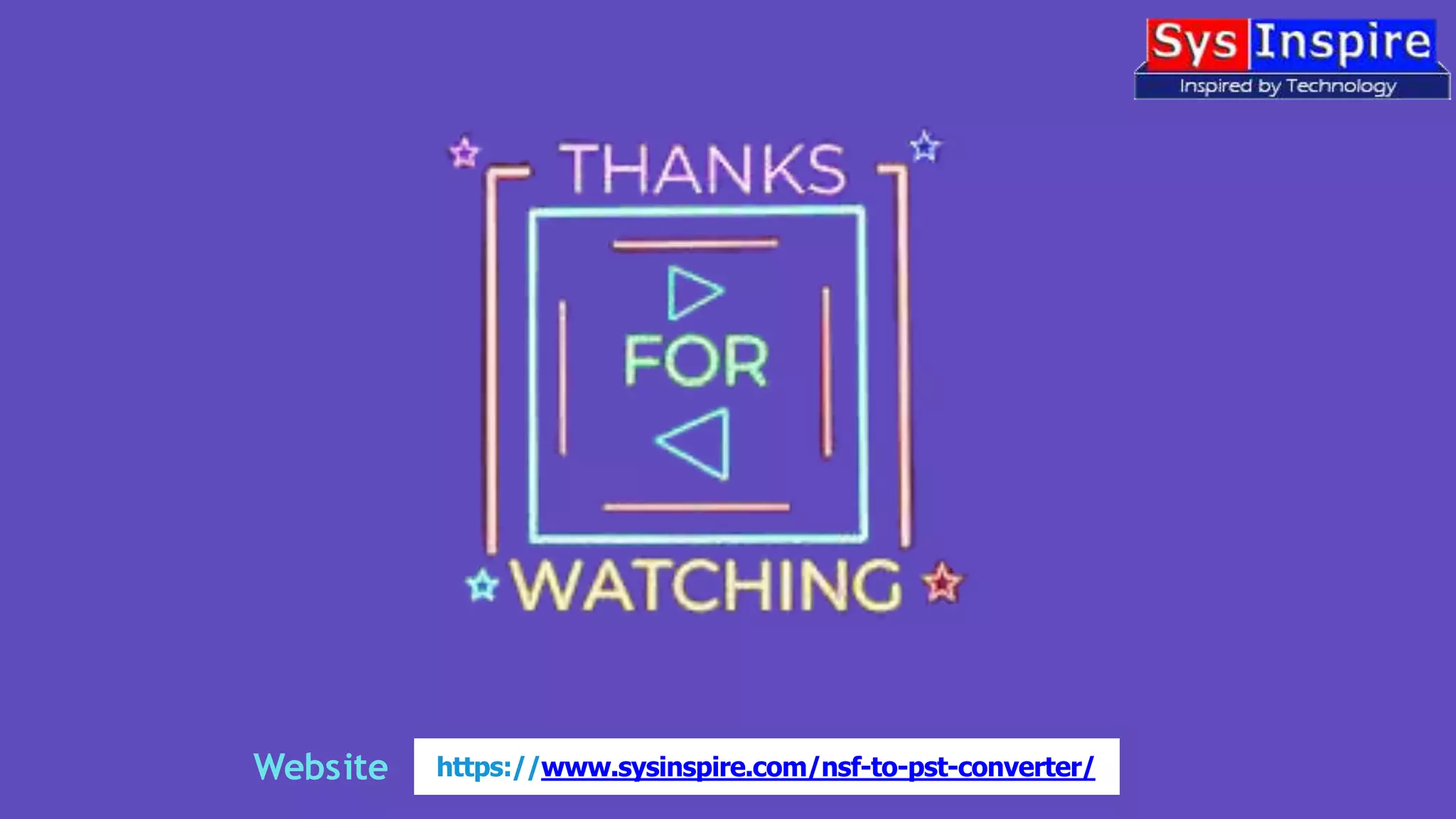 Website https://www.sysinspire.com/nsf-to-pst-converter/
 