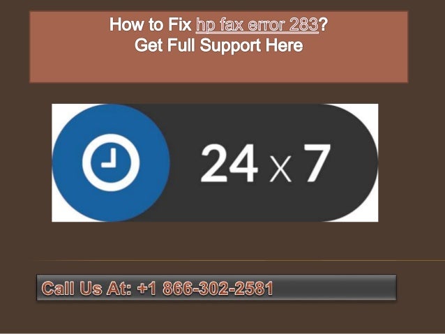 hp test fax phone number