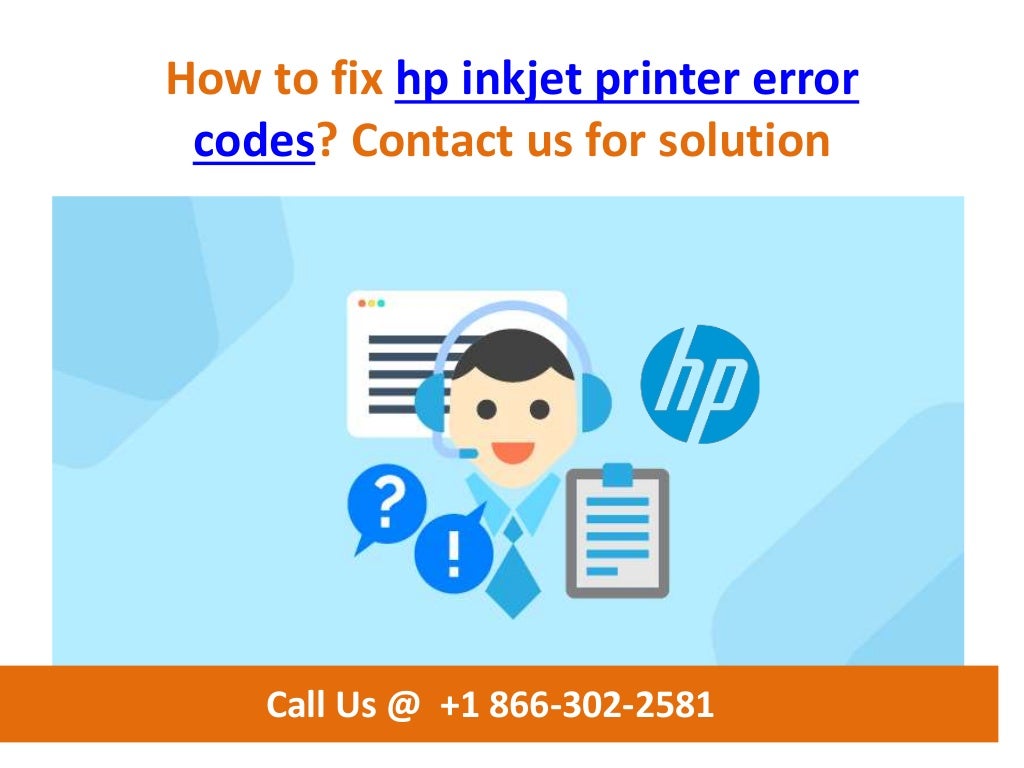 How to fix hp inkjet printer error codes call us +1 866 3022581