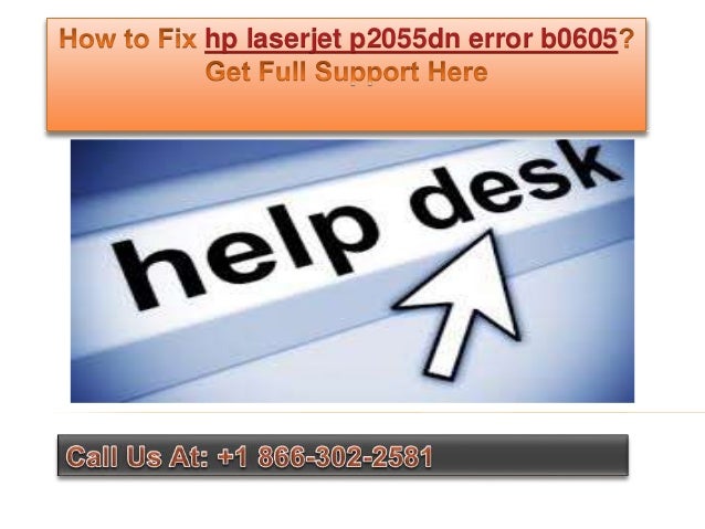 hp laserjet p2055dn printer error code b0605
