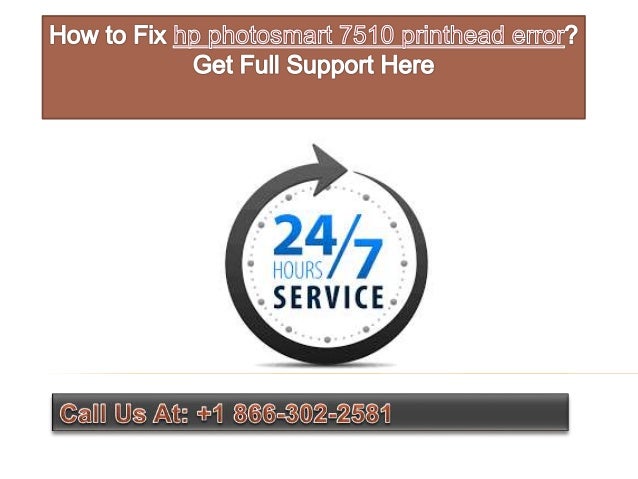 hp 7510 printhead problem