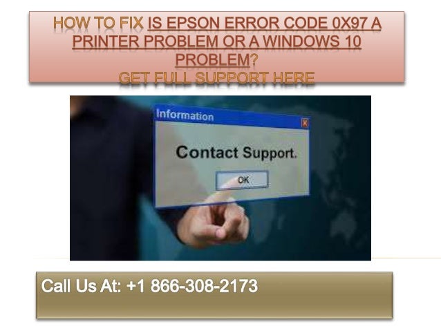 epson code 0x97