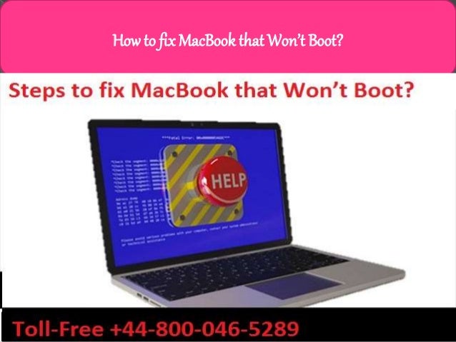 Macbook Pro Won T Boot | My Mac Won’t Start or Boot: How To Fix White ...