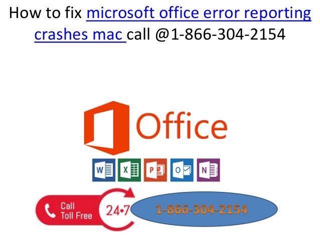 microsoft error reporting mac