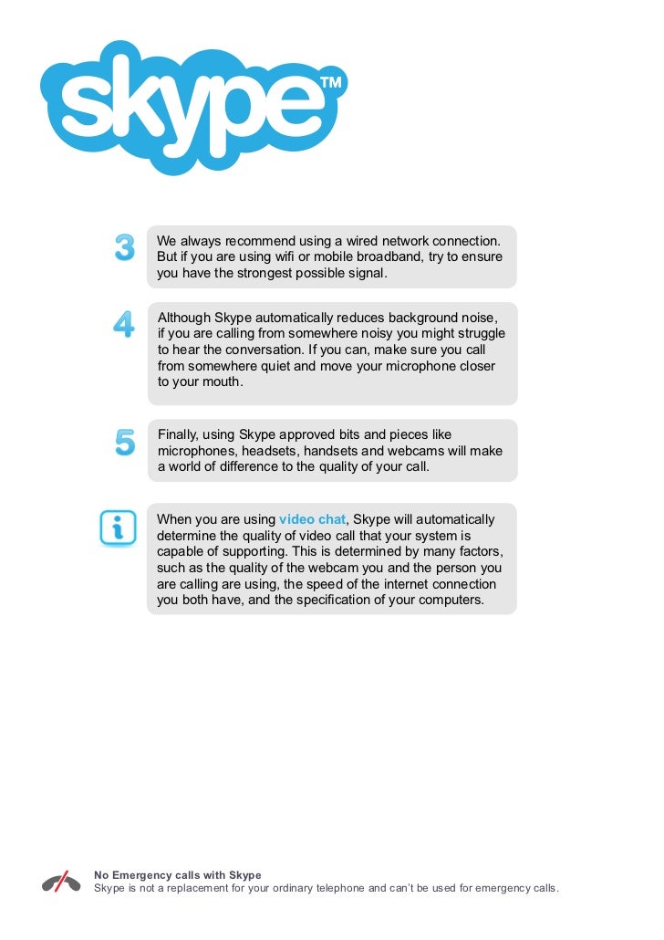 How to fix problems with the quality of your skype connection