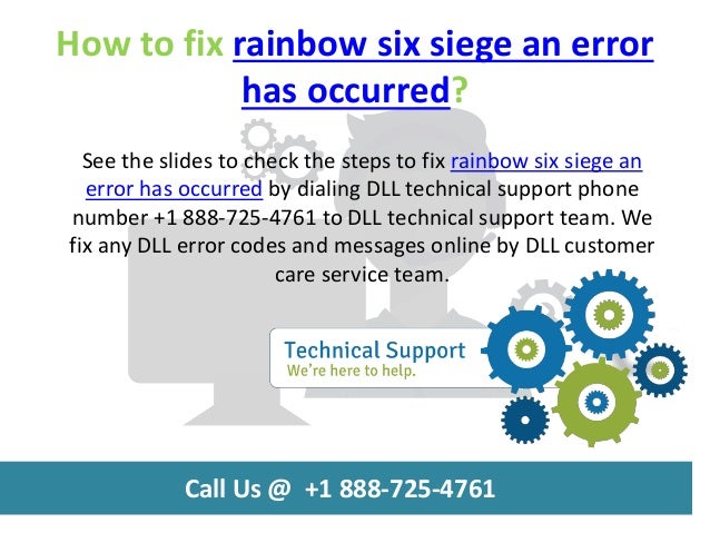 Rainbow Six Siege Error Codes