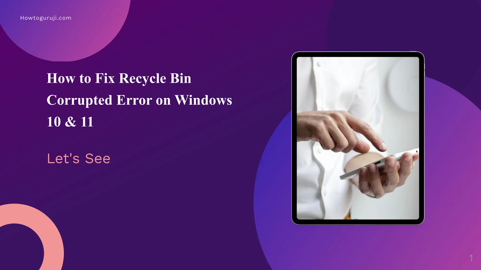 How to Fix Recycle Bin Corrupted Error on Windows 10 & 11howtoguruji