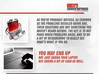 How To Fix Some Common Laptop Problems