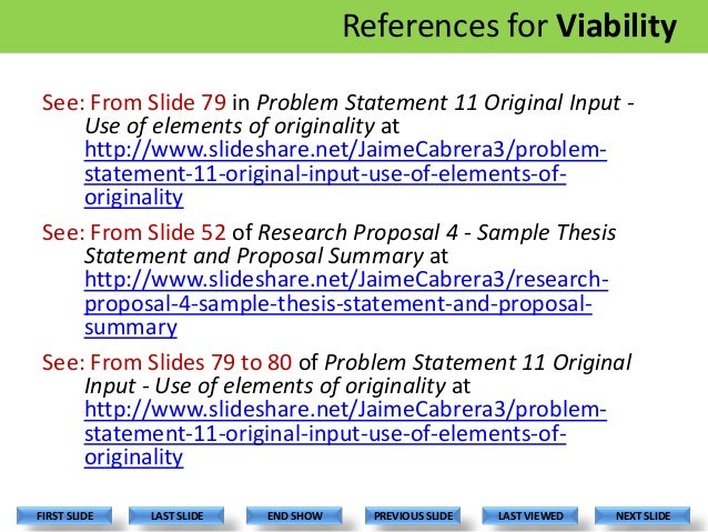 problem statement dissertation example