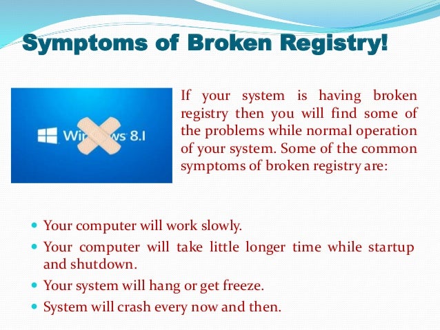 How to fix windows 8.1 broken registry