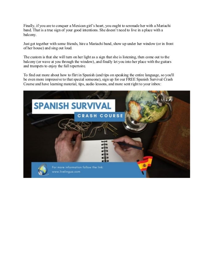 How To Flirt In Spanish How To Flirt In Spanish