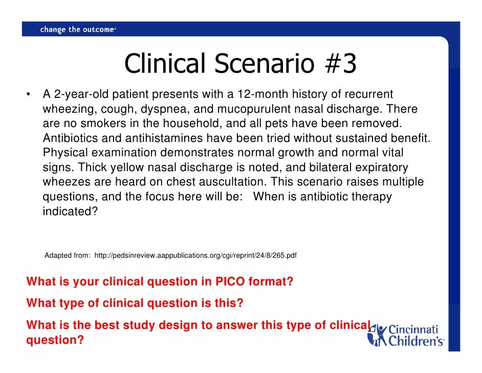 scenario question