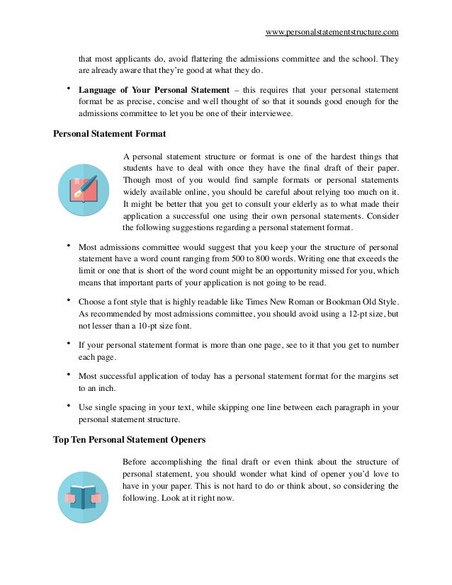 Medical school personal statement length ucl