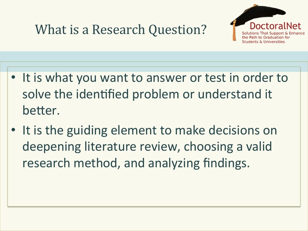 how to justify a research question ib