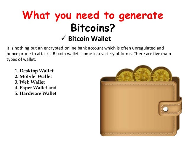 How To Generate Bitcoins On Your Own - 