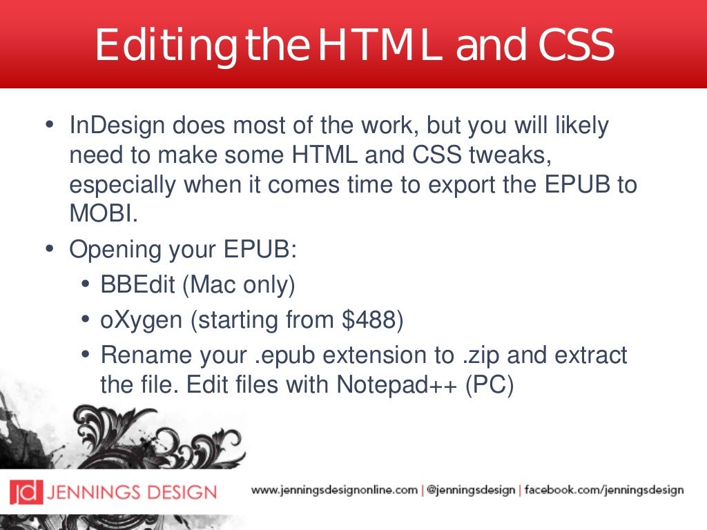 How to Create eBooks with InDesign CS6