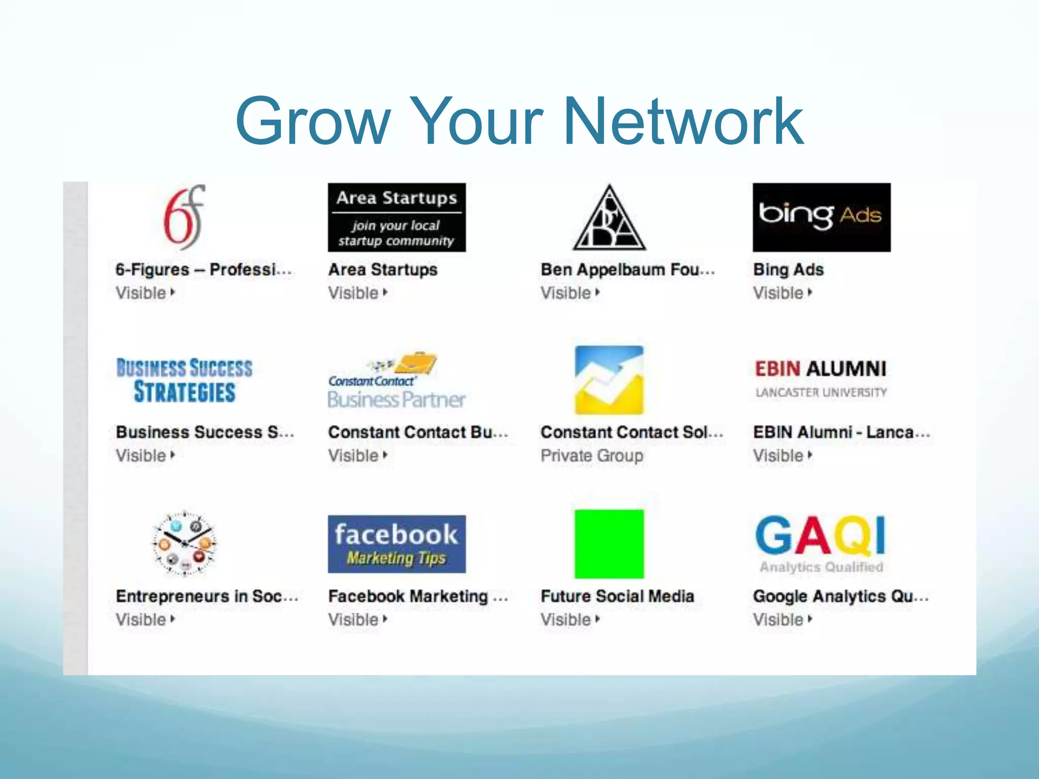 Grow Your Network