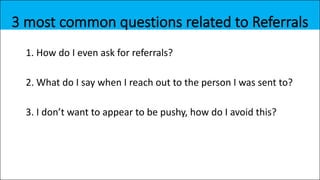 How to generate referrals | PDF