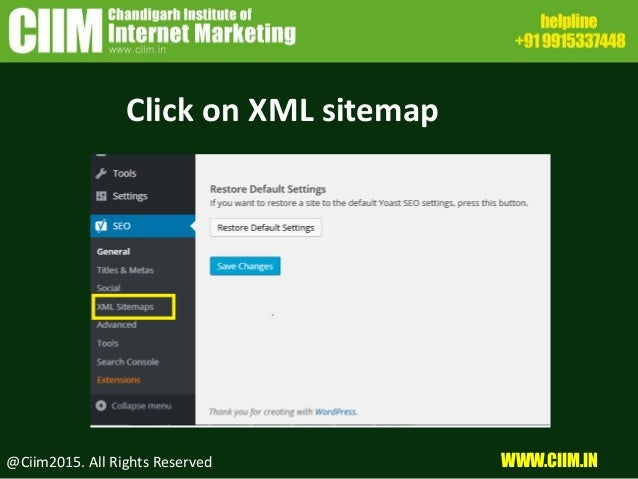 how to generate your xml sitemap in wordpress using yoast plugin 2017