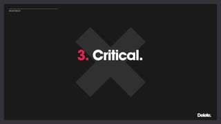 3. Critical.
BRIGHTONSEO
 
