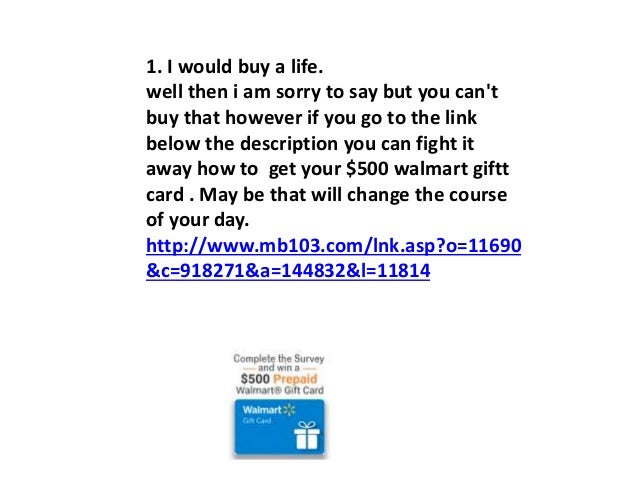 How To Get A 500 Walmart Gift Card