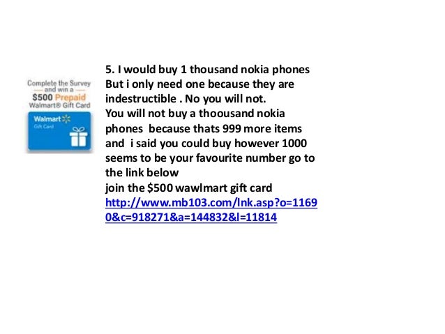 How to get a $500 walmart gift card