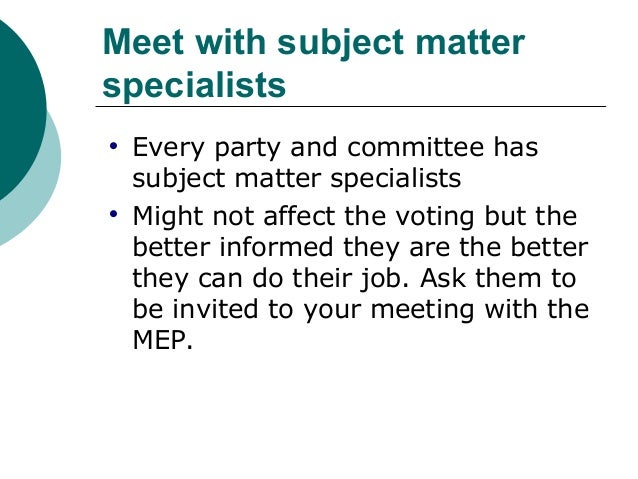 How to get a Black Belt in European Public Affairs Slide 12