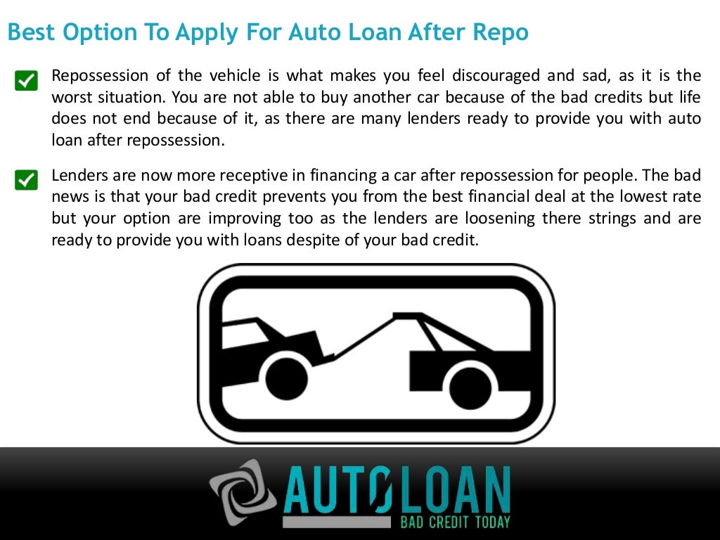 How to Get a Car Loan After Repossession