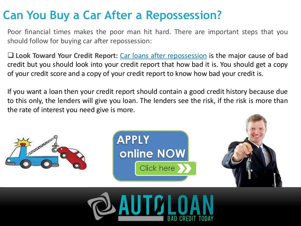 How to Get a Car Loan After Repossession