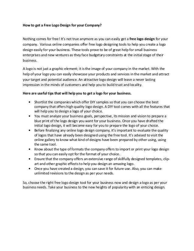 how-to-get-a-free-logo-design-for-your-company