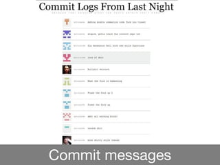 Commit messages
 