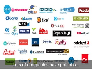 Lots of companies have got jobs...
 