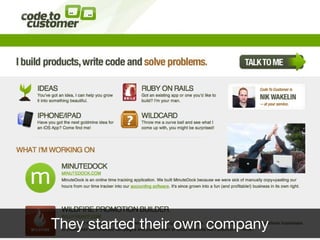 They started their own company
 